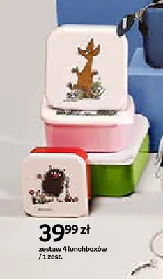 Zestaw 4 lunchboxów Moomin promocja w Empik
