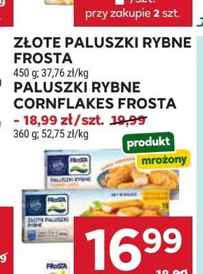 Paluszki rybne Cornflakes Frosta promocja w Stokrotka