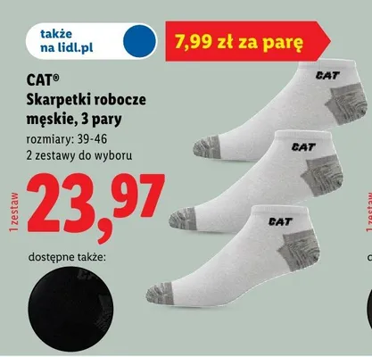 Skarpetki robocze męskie 3-pak promocja w Lidl