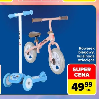 Rowerek biegowy Toplife promocja w Carrefour