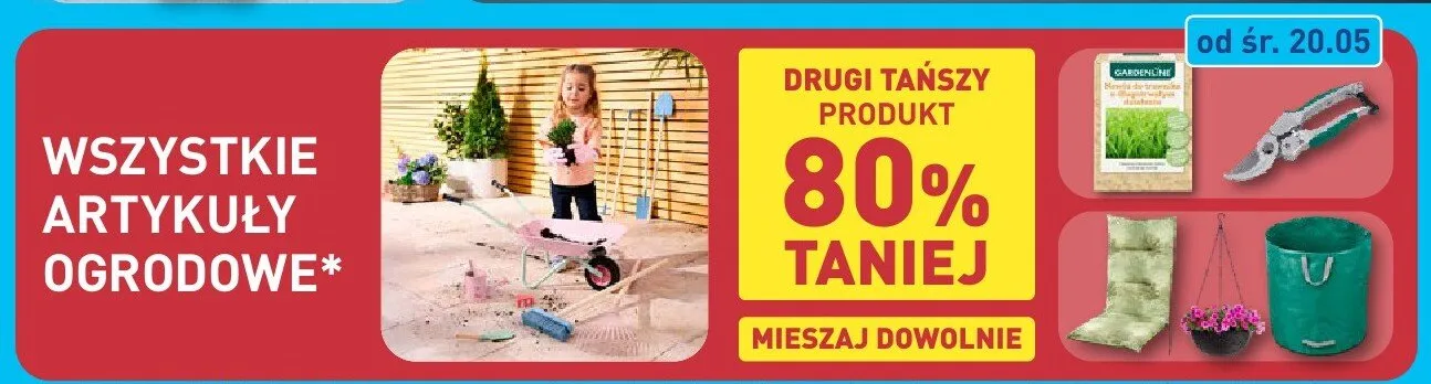 Artykuły ogrodowe promocja w Aldi
