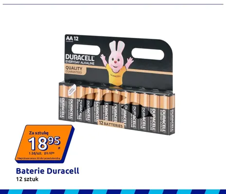 Baterie Duracell Everyday Alkaline Aa promocja w Action