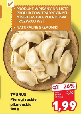 Pierogi ruskie pilzneńskie promocja w Kaufland