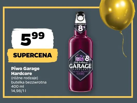 Piwo Garage Hardcore promocja w Netto