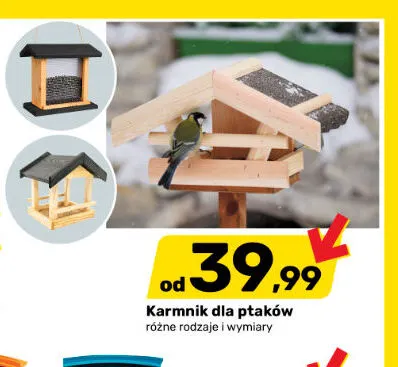 Karmnik dla ptaków promocja w Bricomarche