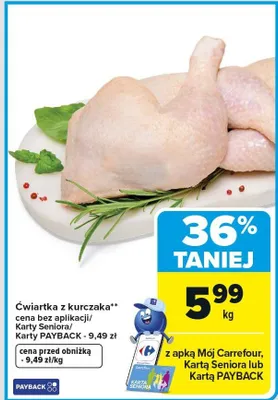 Ćwiartka z kurczaka promocja w Carrefour Market