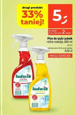 Płyn do szyb Ludwik z alkoholem promocja w Dealz