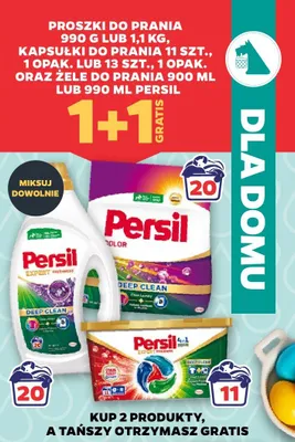 Żel do prania 1+1 GRATIS promocja w Netto
