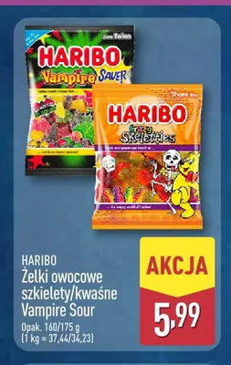 Żelki owocowe kwaśne Vampire Sour Haribo promocja w Aldi