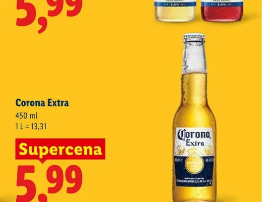 Piwo Corona Extra promocja w Lidl