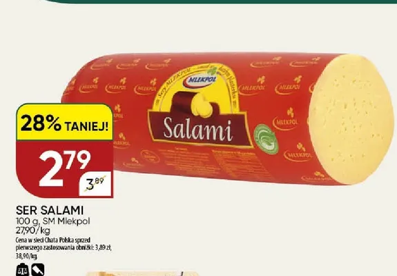 Ser Salami SM Mlekpol promocja w Chata Polska