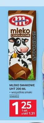 Mleko smakowe UHT Mlekovita promocja w Selgros