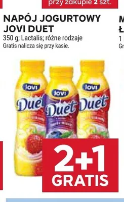 Napój jogurtowy Jovi Duet promocja w Stokrotka