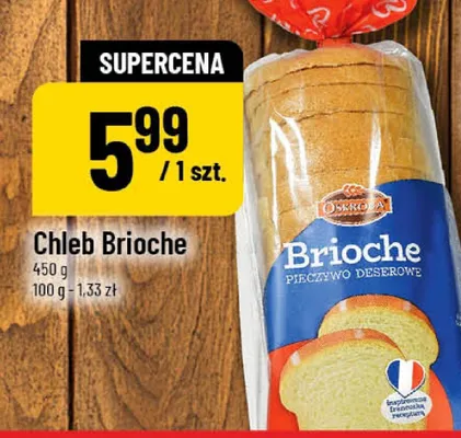 Chleb Brioche promocja w POLOmarket