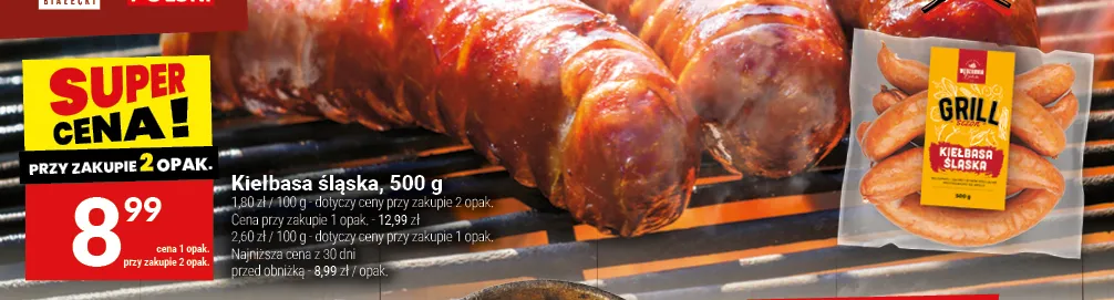 Kiełbasa śląska Białecki Wędzarnia promocja w Twój Market