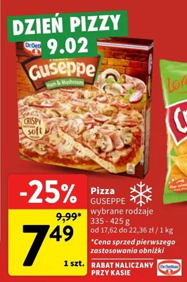 Pizza GUSEPPE wybrane rodzaje promocja w Intermarche