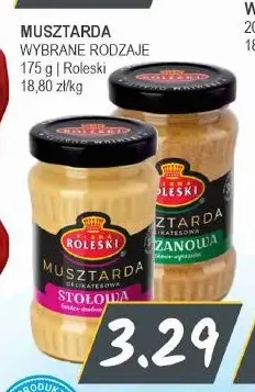 Musztarda chrzanowa Roleski promocja w Słoneczko