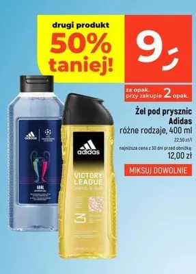 Żel pod prysznic Adidas Coal promocja w Dealz