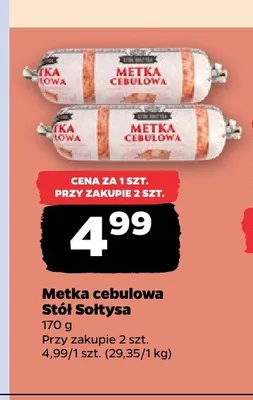 Metka cebulowa Stół Sołtysa promocja w Netto