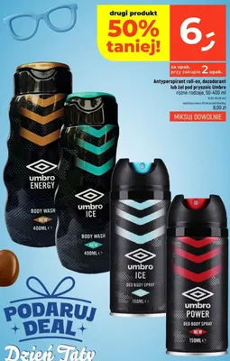 Dezodorant Umbro Ice promocja w Dealz