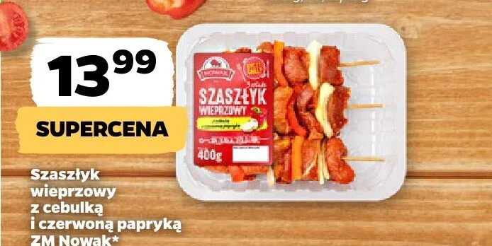 Szłyk wieprzowy z cebulką i czerwoną papryką ZM Nowak promocja w Netto