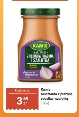 Musztarda Kamis z prażoną cebulką i szalotką promocja w Dino