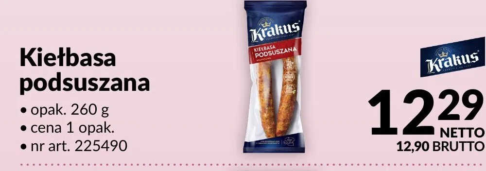 Kiełbasa podsuszana promocja w Makro