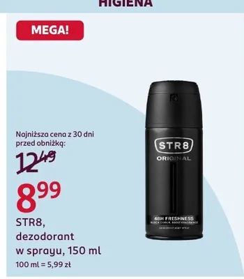 Dezodorant w sprayu STR8 promocja w Rossmann