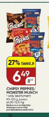 Chipsy Monster Munch Pizza Lorenz promocja w Chata Polska