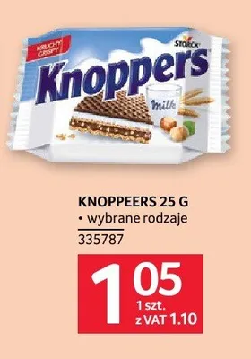 Knoppers 25g promocja w Selgros