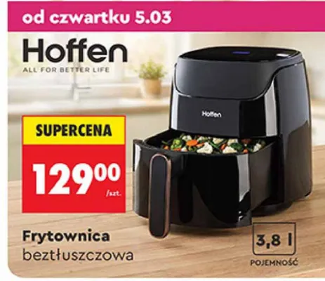 Frytownica beztłuszczowa 4 l JOCCA promocja w Biedronka