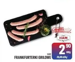 Frankfurterki grillowe promocja w Tomi Markt