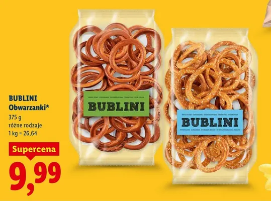 Obwarzanki, różne rodzaje promocja w Lidl
