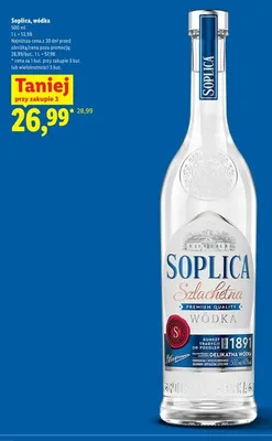 Wódka Soplica promocja w Lidl