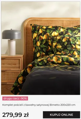 Komplet pościeli z bawełny satynowej home&you Birnetto 200x220 cm promocja w home&you