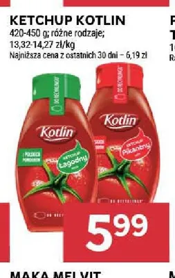 Ketchup Kotlin promocja w Stokrotka