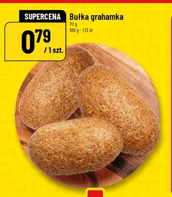 Bułka grahamka promocja w POLOmarket