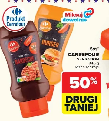 Sos Carrefour Sensation Burger promocja w Carrefour
