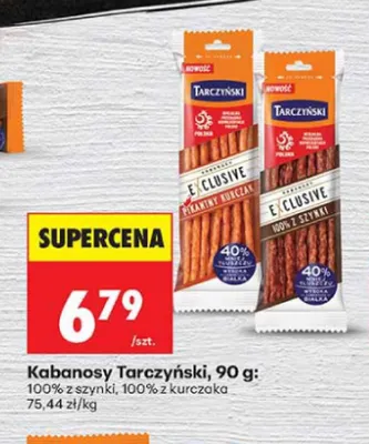 Kabanosy Tarczyński 100% z kurczaka promocja w Biedronka