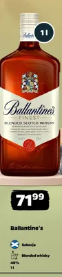 Whisky Ballantine's Finest promocja w Netto
