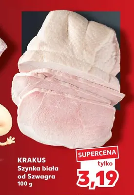 Szynka biała od Szwagra Krakus promocja w Kaufland