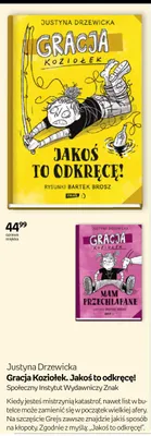 Książka Gracja Koziołek. Mam przechlapane Justyna Drzewicka promocja w Empik