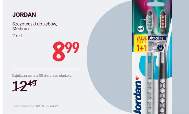 Szczoteczka do zębów średnia Colgate promocja w Rossmann