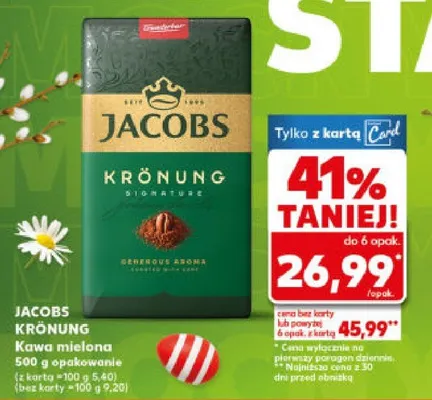 Kawa mielona Krönung promocja w Kaufland
