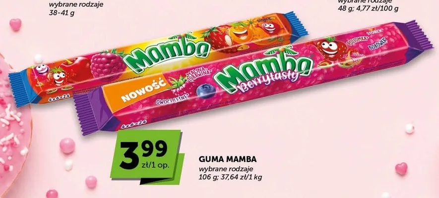 Guma rozpuszczalna Mamba promocja w Euro Sklep