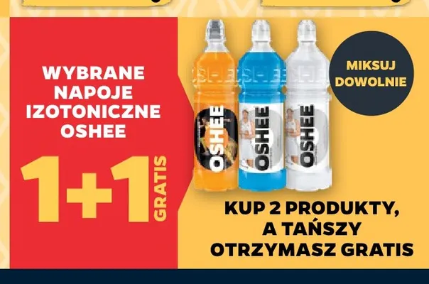 Napoje izotoniczne Oshee promocja w Netto