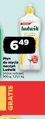 Płyn do mycia naczyń Ludwik promocja w Netto