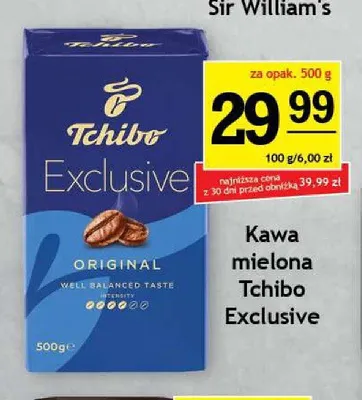 Kawa mielona Tchibo Exclusive promocja w Gram Market