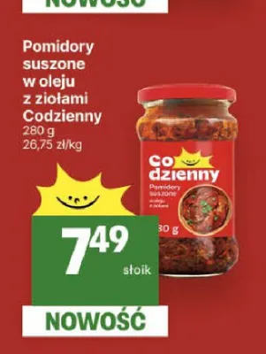 Pomidory suszone w oleju z ziołami Codzienny promocja w Delikatesy Centrum