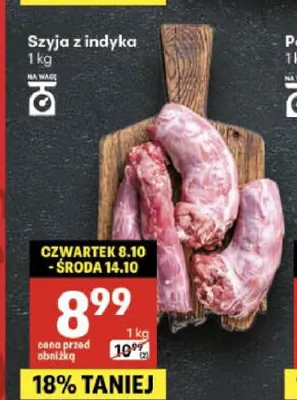 Szyja z indyka promocja w Delikatesy Centrum